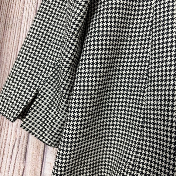 Vintage Talbots Womens Houndstooth Wool Blazer Jacket size 10 Petite - Picture 8 of 13